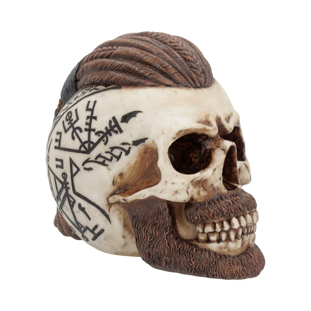 Ragnar Viking Skull Ornament 16cm Nemesis Now - IN STOCK