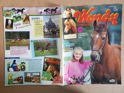 Wendy Mädchen Pferde Comic Heft Nr. 26/1990 ''Natalie kämpft um den Sieg''