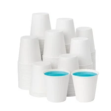 300 Pack 3 oz Paper Cups for Bathroom Disposable Mouthwash Cups Small Paper Cups