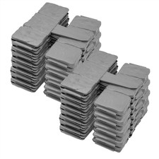 10-80pc GREY STONE SLAB PLASTIC GARDEN BORDER EDGING PATH FLOWER BED GRASS LAWN