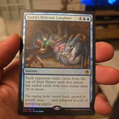 MTG Tasha's Hideous Laughter FOIL - Adventures In The Forgotten Realms - NM RARE