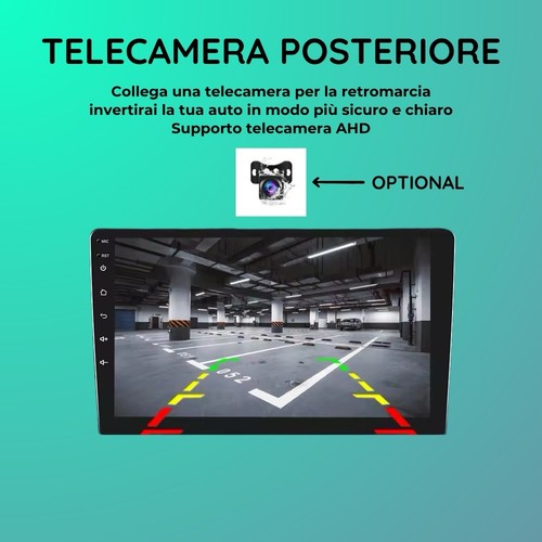 Autoradio 9” Android 15 per Golf 7 Octacore CarPlay 4GB + 64GB - Telecamera Inc. - Foto 20 di 24