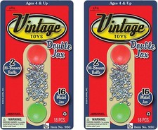 JA-RU, Vintage Metal Jacks Game Set Retro Toys 2 Packs Mini Jax 2 Packs