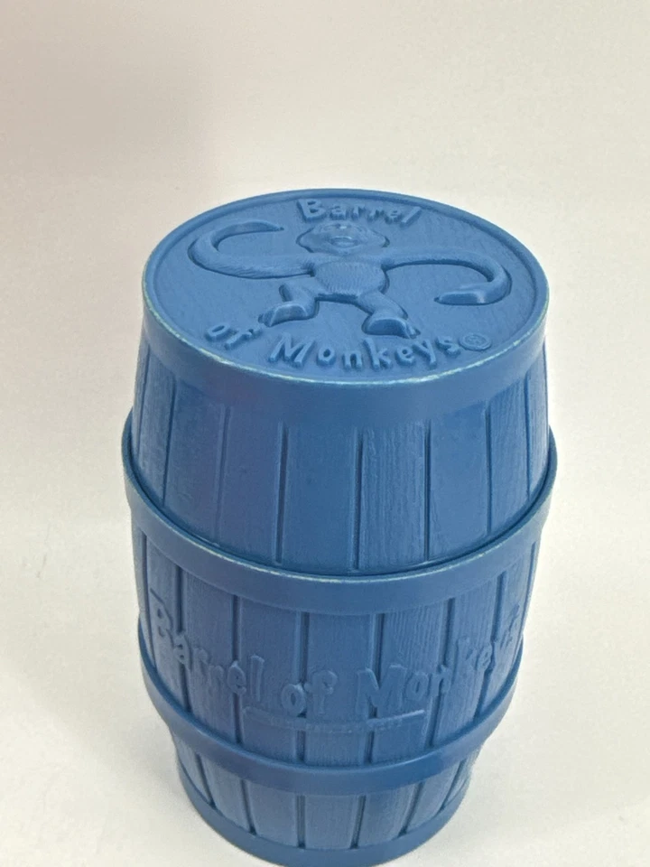 Barril of Monkeys Juego Azul Rojo Rojo Oscuro Monos Lote Juguete Clásico Foto 3 de 4