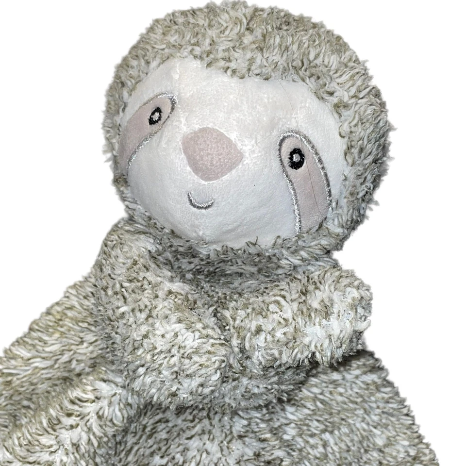 Carters Lovey Sloth Security Blanket Plush Baby Nursery Decor Shower Gift 14" - Image 4 of 4