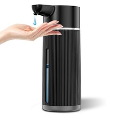 Touchless Soap Dispenser 14.2oz - Adjustable Volume USB C Rechargeable Black