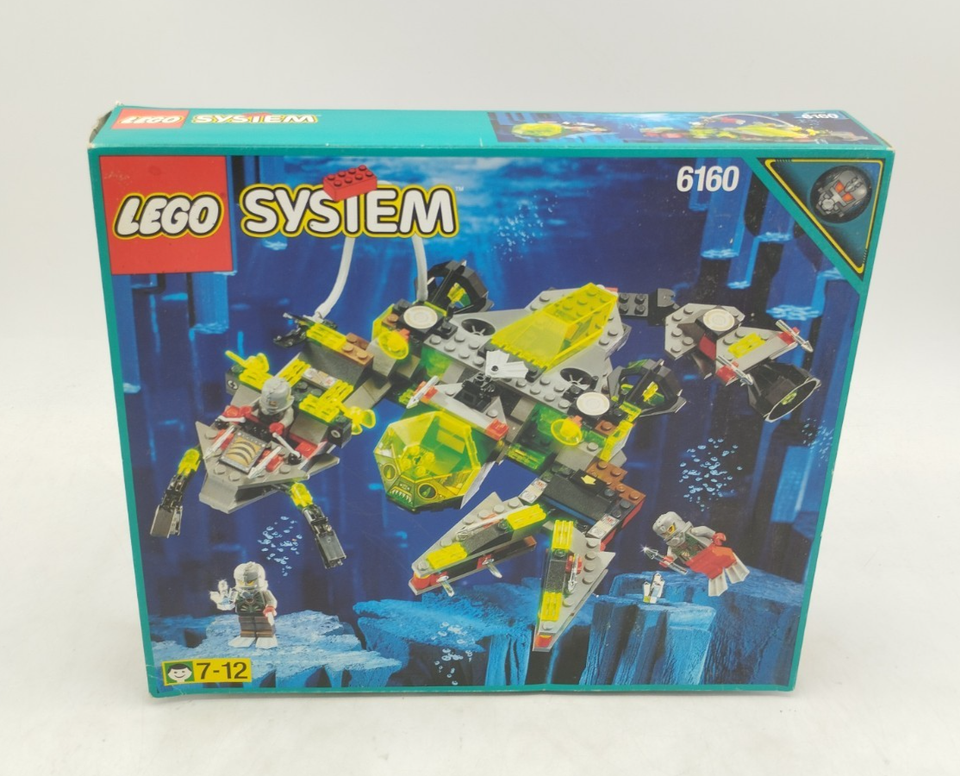 LEGO 6160 Sea Scorpion New New MIB Sealed Bags Aquazone Aquasharks Stingrays-