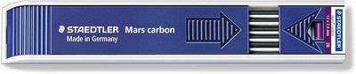 STAEDTLER Mars Carbon 2.0mm 2B Leads   12pcs Refill | Mechanical Pencil Lead