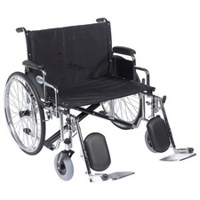 Drive Medical STD26ECDDA-SF Sentra Ec Heavy Duty Extra-Extra-Wide Wheelchair,...