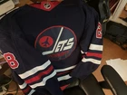 Winnipeg Jets NHL Beaulieu #28 GAME WORN Primegreen Jersey 2021-2022 Size 58