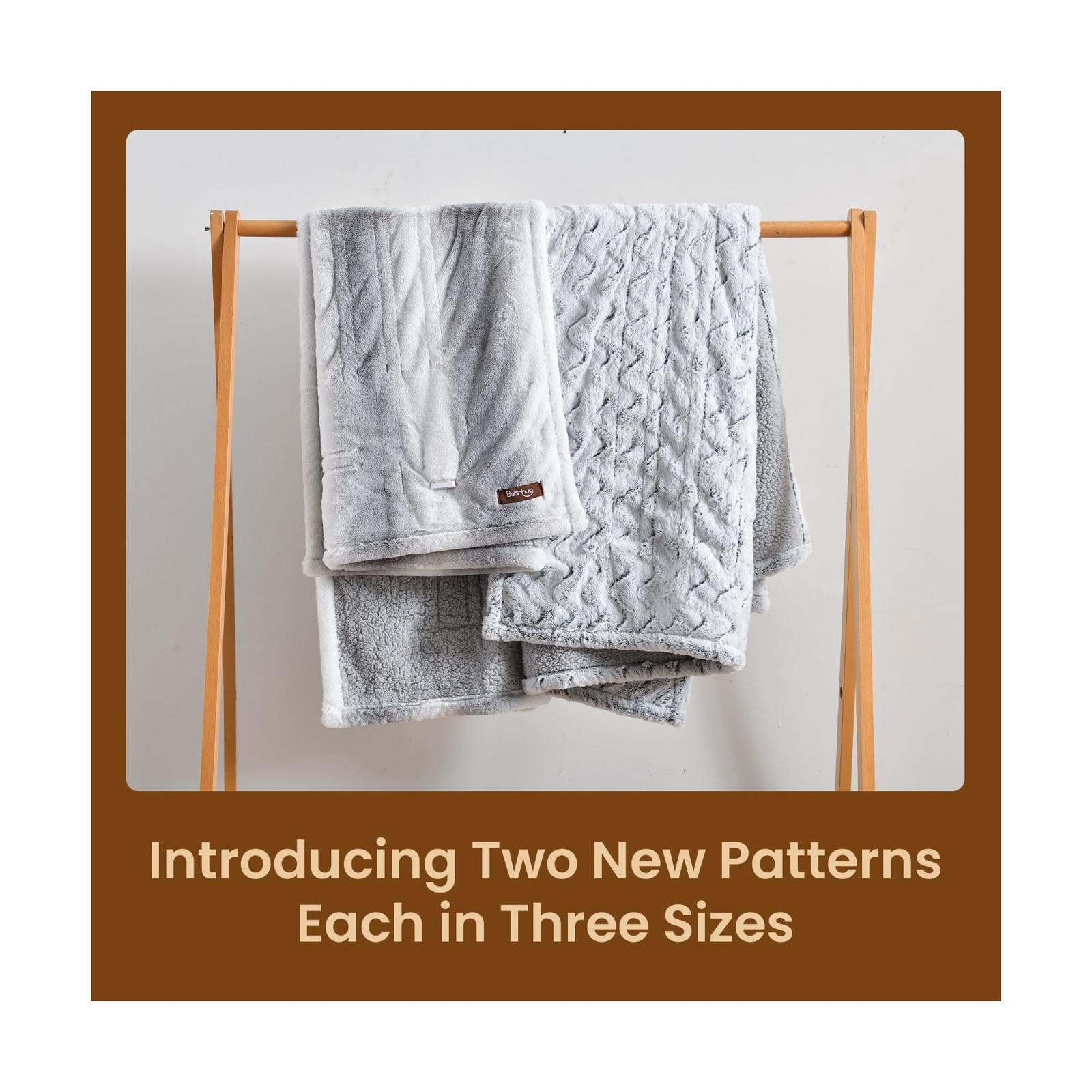 Bearhug Heated Blanket 6 Heat Settings Electric Blanket, 4-Hour Aut... Fast Ship