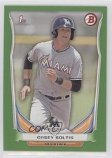 2014 Bowman Draft Green 62/75 Casey Soltis #DP110 z7h