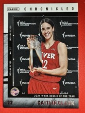 2025 Panini Chronicled Caitlin Clark WNBA #16 Indiana Fever ROY 