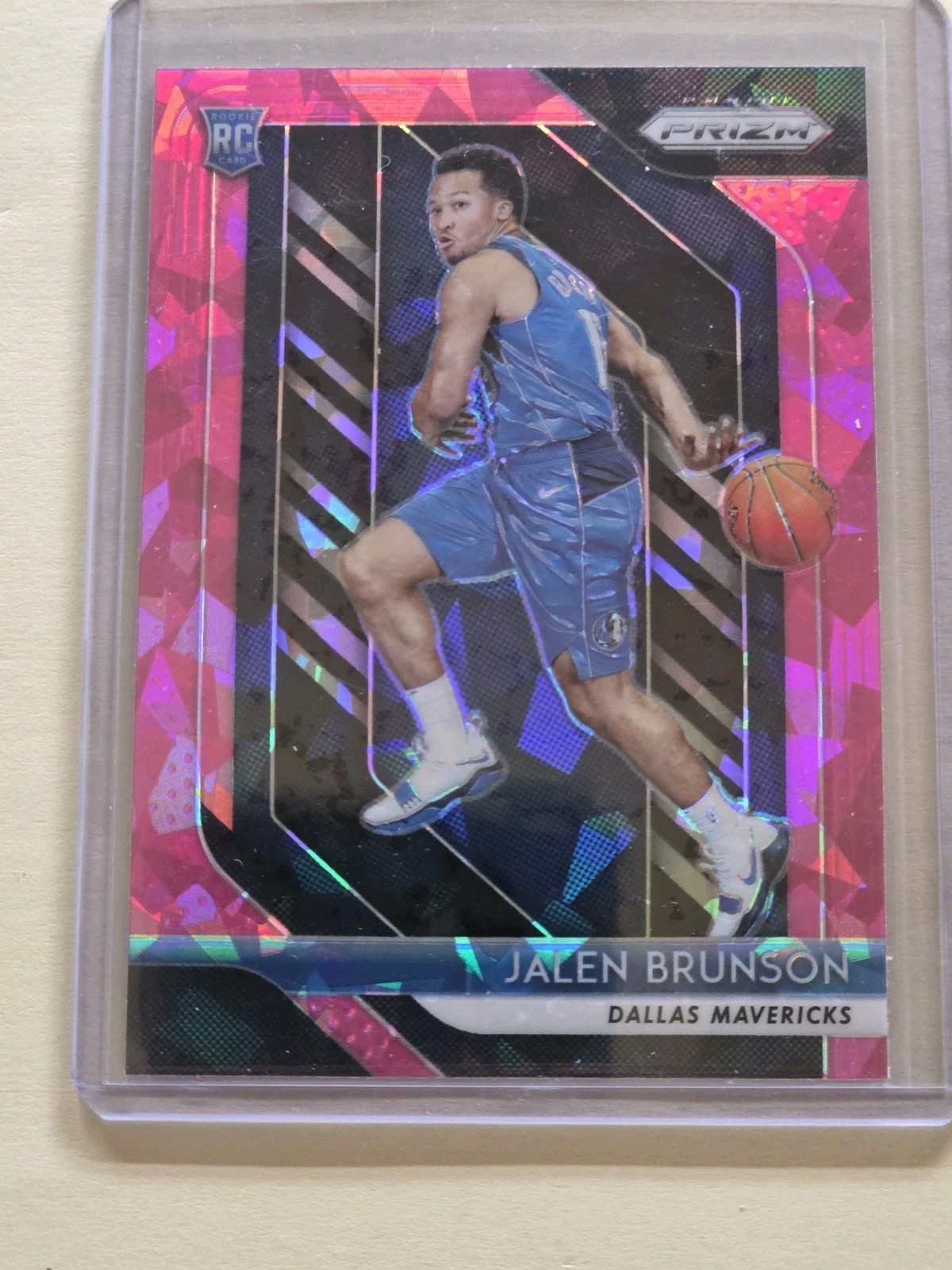 2018 Panini Prizm Pink Cracked Ice Jalen Brunson #250 Rookie 🔥