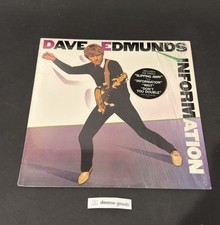 Dave Edmunds Information LP M- Columbia Pop Rock & Roll (1983) +HYPE EX/VG+