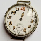 WW1 - NAMED - ASC - TRENCH WATCH BRITISH ARMY MILITARY MEN'S WWI ANTIQUE VINTAGE