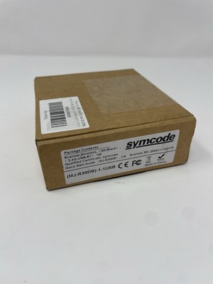Symcode 1D Wireless Ring Barcode Scanner Compatible with Bluetooth