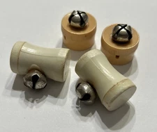 2 Vintage Pair Of KEEP-TYS Kids Shoe Lace Covers Holders With Bells