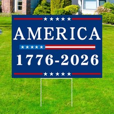 USA 250th Anniversary Yard Sign Patriotic