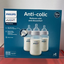 Philips Avent - 3 Pack Anti-Colic Baby Bottles 11 oz. 330ml - 3m - New