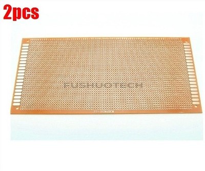 2Pcs Prototype Paper Pcb Board 10X22 Universal Board Pcb 10X22CM New Ic if #bv