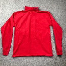 Cleveland Indians Turtle Neck YOUTH XL Red Long Sleeve Chief Wahoo READ