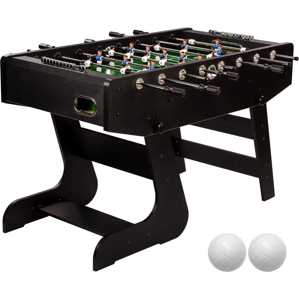 GAMES PLANET® Profi Tischfussball Liverpool, Kicker, schwarz, klappbar - Bild 1 von 1