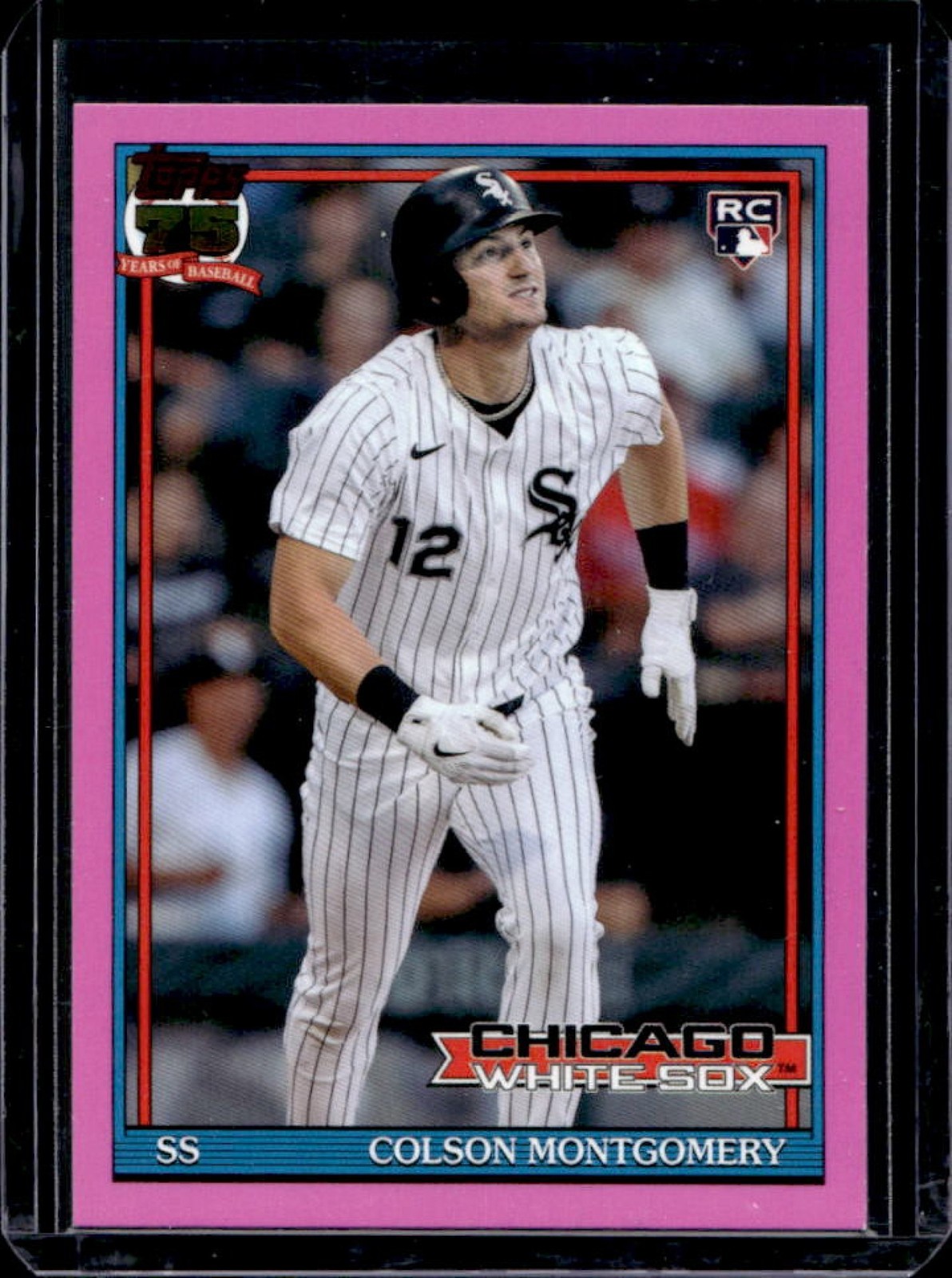 2026 Topps Colson Montgomery 1991 RC Pink Rookie #T91-4 White Sox