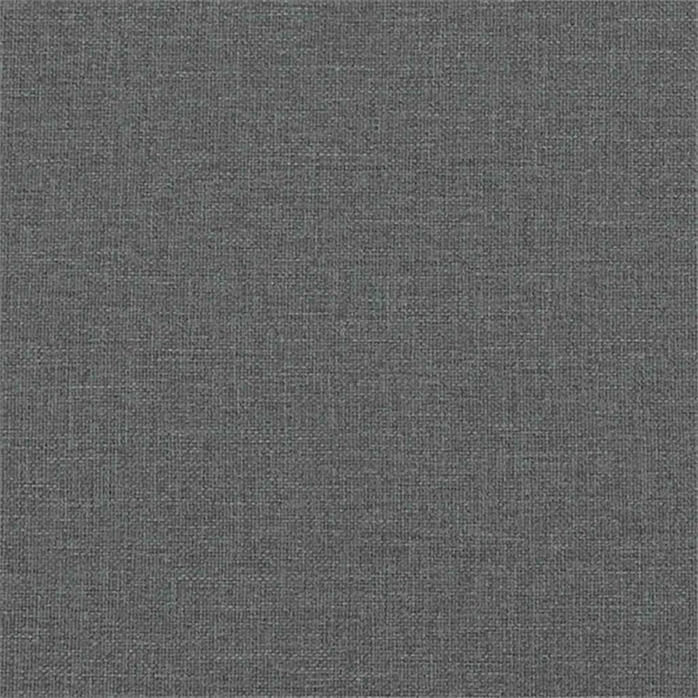Bowery Hill Contemporary Engineered Wood Queen Bed Frame in Dark Gray