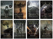 The Murderbot Diaries Collection 8 book set All Systems Red,Artificial Condition