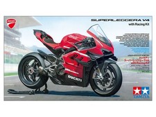 TAMIYA 14143 MAQUETTE MOTO DUCATI SUPERLEGGERA V4 with Racing Kit 1/12