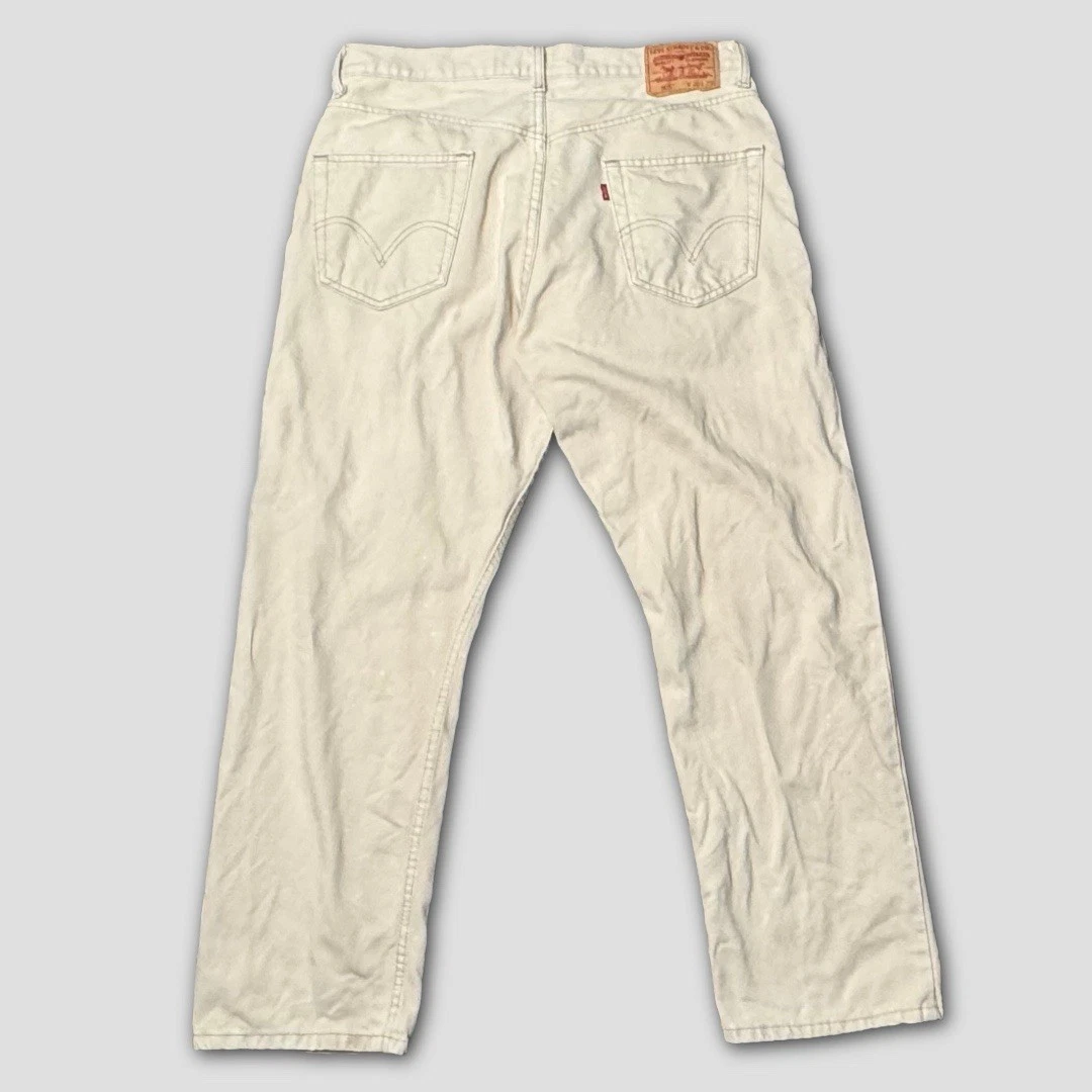 Las mejores ofertas en Vaqueros Levi's 505 Blanco para hombres | eBay
