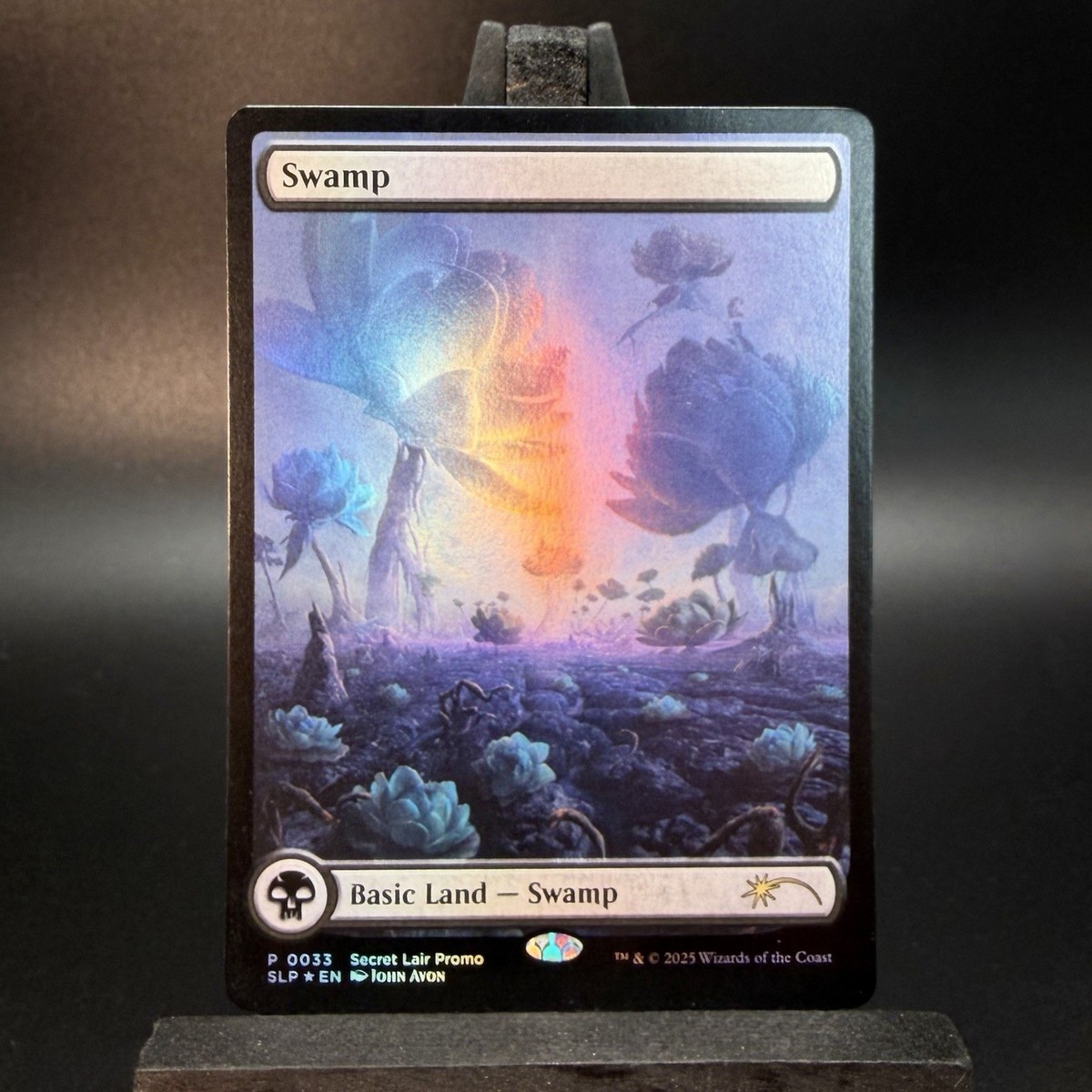 MTG 沼/Swamp Foil John Avon Secret Lair MTG Black Lotus Swamp ✨FOIL✨ by John Avon🔥MagicCon EXCLUSIVE
