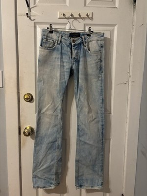 Frankie Morello Light Blue Boot Cut Denim Jeans Light Wash Cotton 5-Pocket