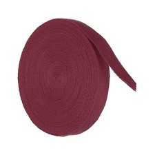 10 Yard Cotton Twill Tape 5/8 inch Ribbon Bias Binding Tape Burgundy Red