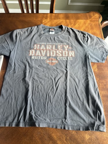Harley-Davidson Shirt Mens XLarge Black The Woodlands TX Dealer Graphic Biker