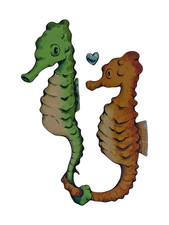 Seahorse Lover Sticker- Luxury Vinyl, High Gloss, UV  Water Resistant