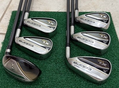 Cobra XL Speed Hybrid / Iron Set Regular Flex Graphite Shafts NEW GRIPS!!