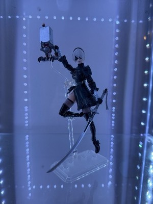 Square Enix Bring Arts Nier Automata 2B & Machine Lifeform 2 Action Figure Set
