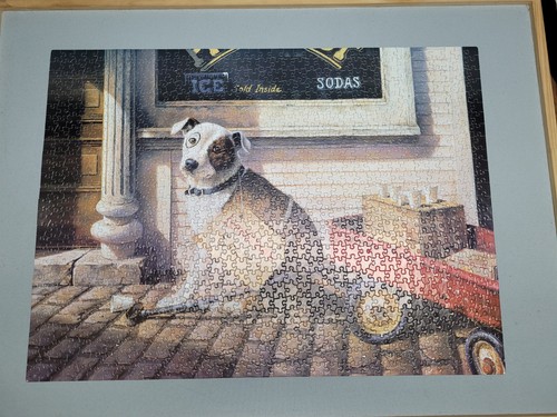 White Mountain FOR THE LOVE OF PETE ~ 1.000 piezas Puzzle Dog ~ 1999 Bonnie Marris - Imagen 9 de 13