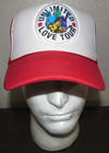 Red Hot Chili Peppers Unlimited Love Tour Trucker Hat Cap Snapback Red Mesh RHCP — photo 1