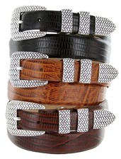 Java Genuine Full-Grain Cowhide Leather Designer Golf Dress Belt