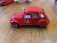 Vintage 1980s Corgi Citroen 2CV6 Approx 7cm Long. Pre-owned.