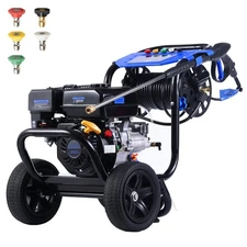 Gas Powered Washer 3600 PSI 2.3 GPM High Pressure Washer with Reel & 30Feet Hose