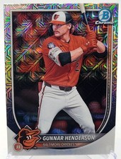 2025 Bowman Chrome Baseball #2 (Mojo Refractor)  GUNNAR HENDERSON & Base.