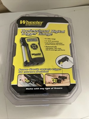 Wheeler Professional Digital LCD Trigger Pull Gauge 0-12 lbs +/- 0.5% Accuracy