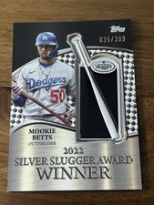 2023 Topps Mookie Betts Dodgers Silver Slugger Award Winner Patch 35/399