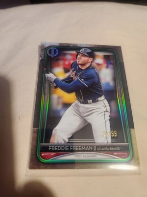 2020 Topps Tribute Green 78 Freddie Freeman 28/99 Atlanta Braves