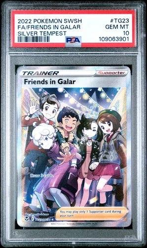 PSA 10 - SWSH Silver Tempest - Friends in Galar - TG23/TG30 - Ultra Rare