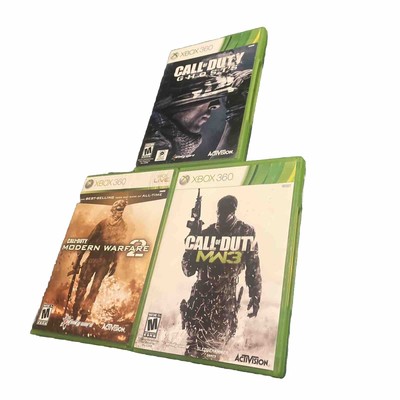 Call Of Duty Bundle Lot Modern Warfare 2, 3 & Ghosts (Microsoft Xbox 360)